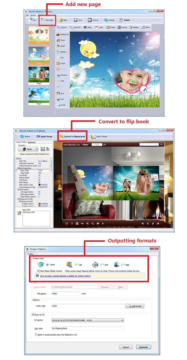  Step of Boxoft PDF to Flipbook Pro