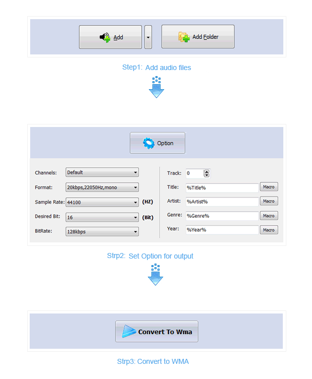  Step of Boxoft All to wma