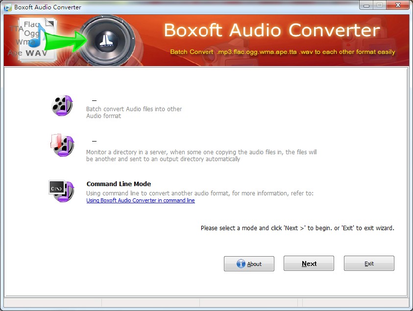 Batch Audio Converter, Support Hot directory converting