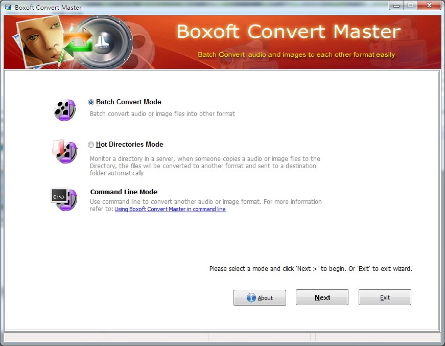 Windows 7 Boxoft Convert Master 1.8 full