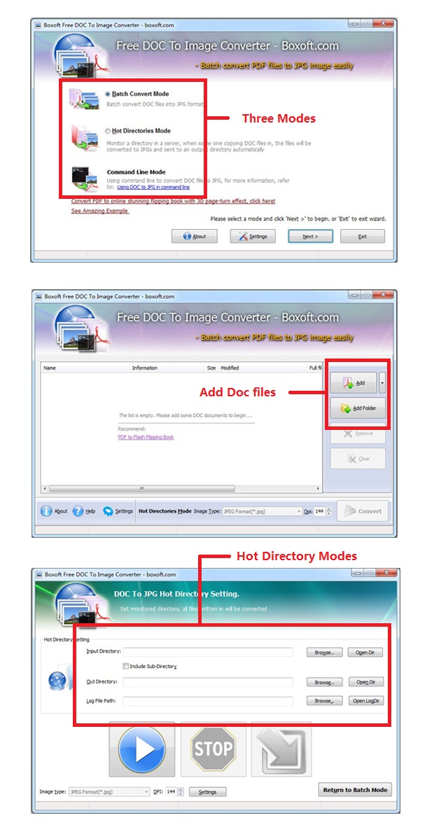  Step of Boxoft doc to image