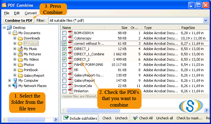 PDF Combine software