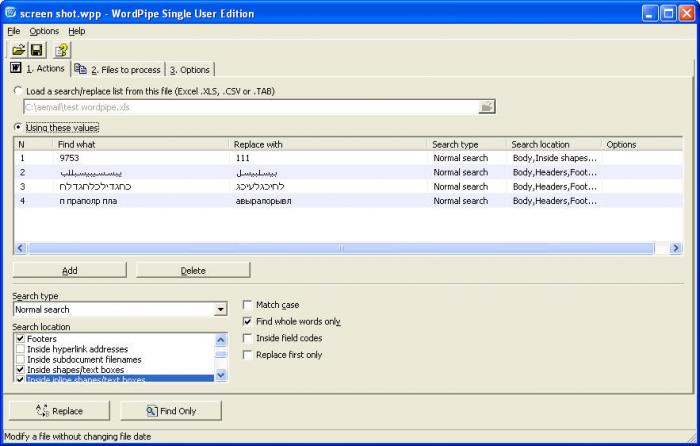 PDF Search and Replace software