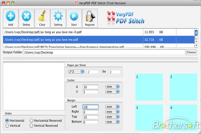 PDF Stitcher software