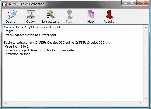 PDF Text Capture software