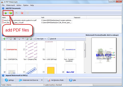 PDF Watermark Creator software