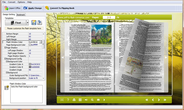 PDF to SWF Converter software