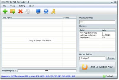 PDF to TXT Converter 4.4.4 full