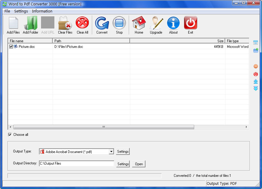 Microsoft Word to PDF Transfomer software