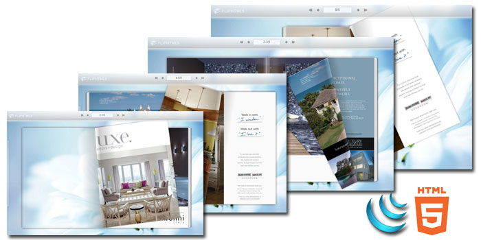 Free Html5 Digital magazine software screenshot