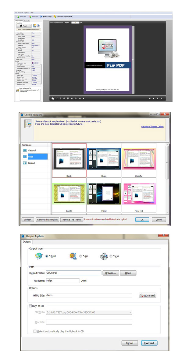 Boxoft Free Flash eBook Screenshots