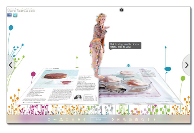 Screenshot for 3D eBook