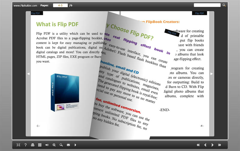 Windows 7 Boxoft Free Flash Flip Book Software 1.8 full