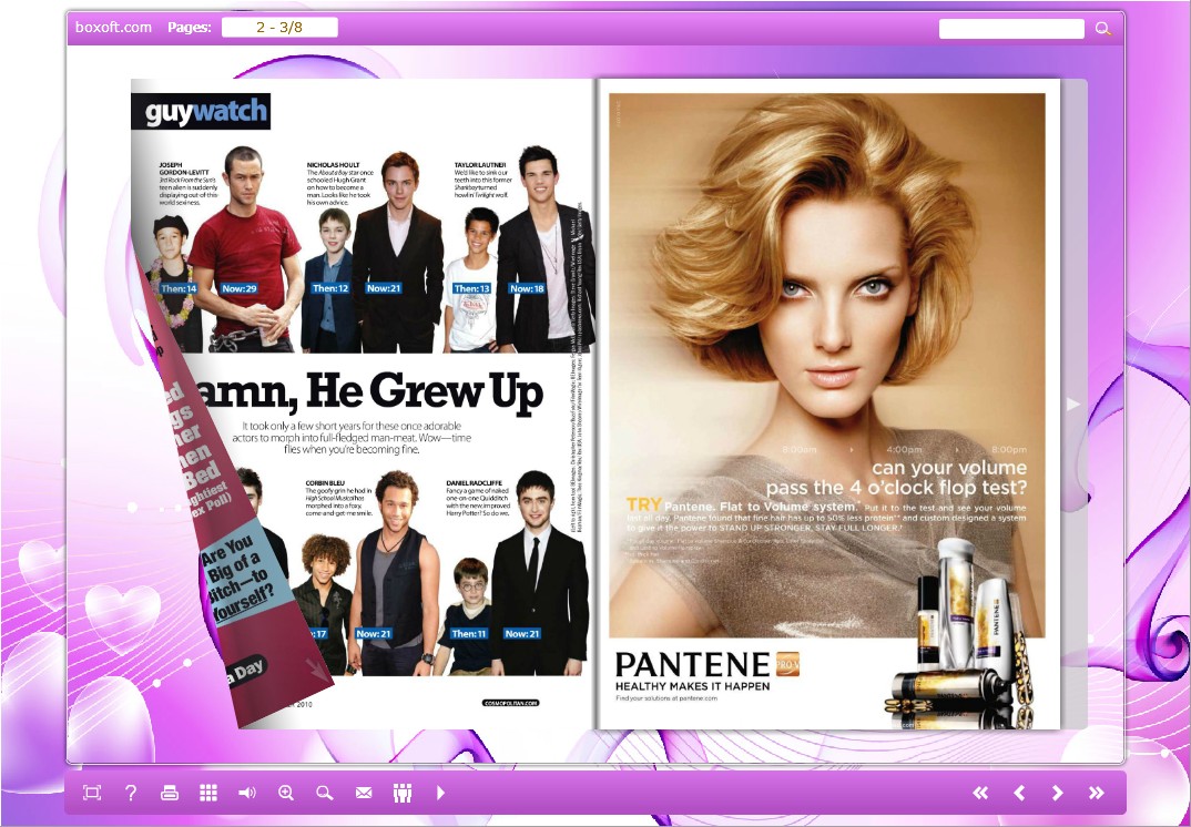 Boxoft Flip Magazine Maker for Mac Screenshots