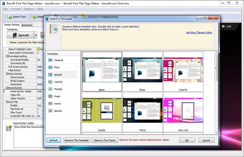 Boxoft Free Flip Page Maker screenshot