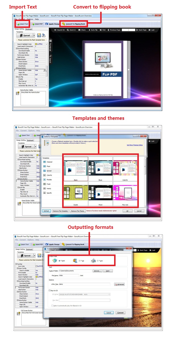 Boxoft Free Flip Page Maker