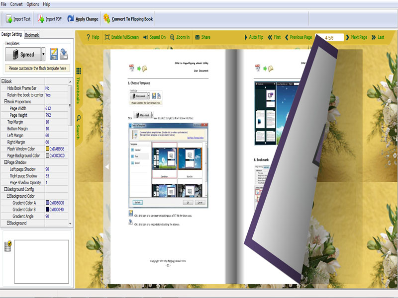 Boxoft Free Flipbook Publisher screenshot