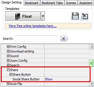 How to share my flipbook on Facebook by Page Flipping Book?