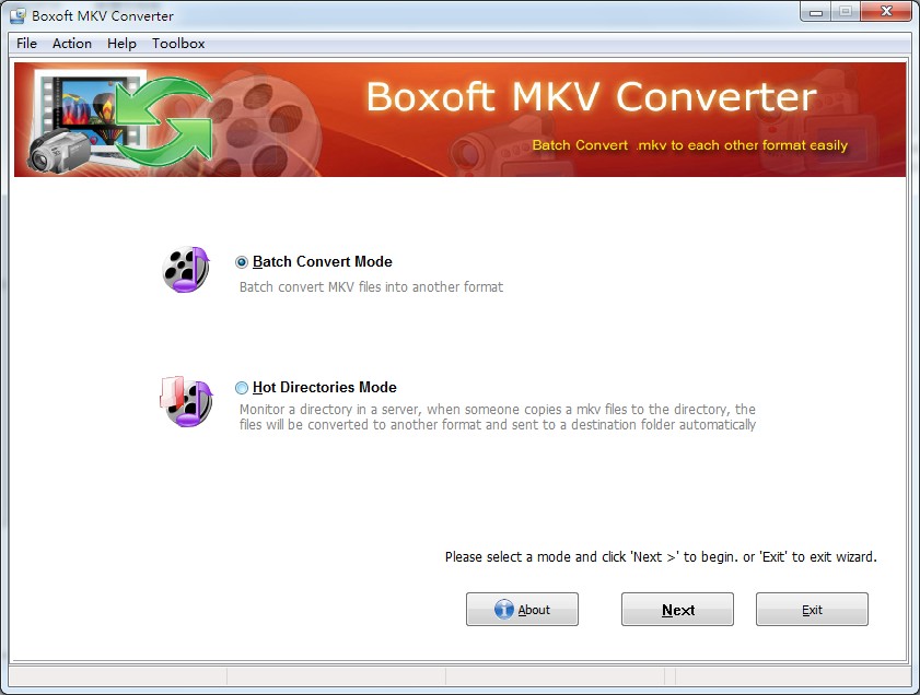 Windows 7 Boxoft MKV Converter 1.4 full