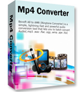 Box shot of Boxoft MP4 Converter
