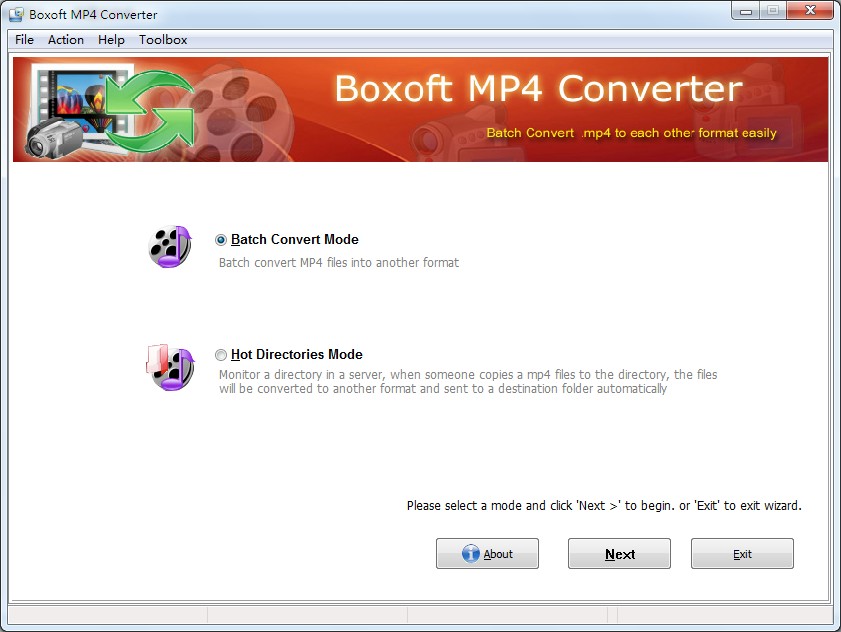 Boxoft MP4 Converter software