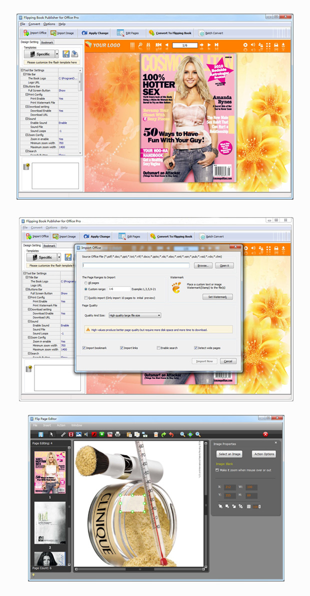 Windows 7 Boxoft Office to Flipbook Pro 1.2 full