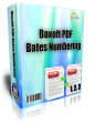 Box shot of Boxoft PDF Bates Numbering