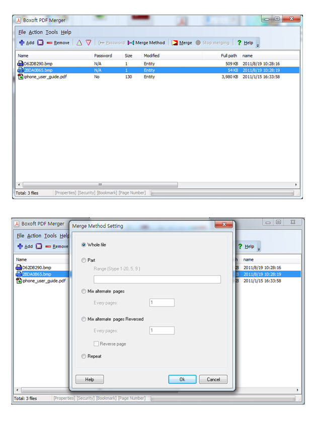 Boxoft pdf mergerScreenshots