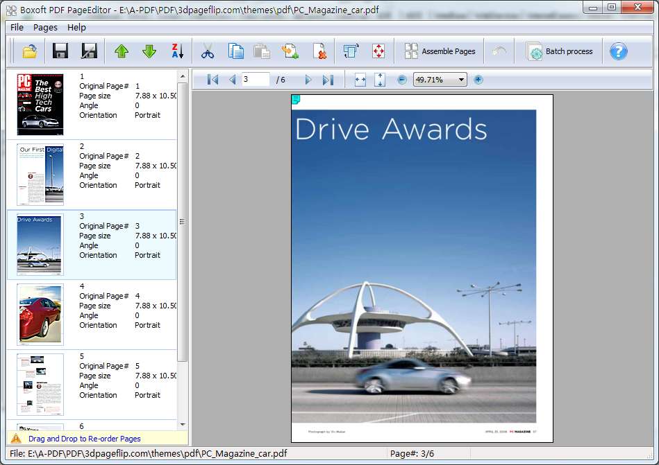 Boxoft PDF Page Editor screenshot