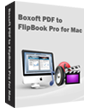 Box shot of Boxoft PDF to Flipbook Pro Mac