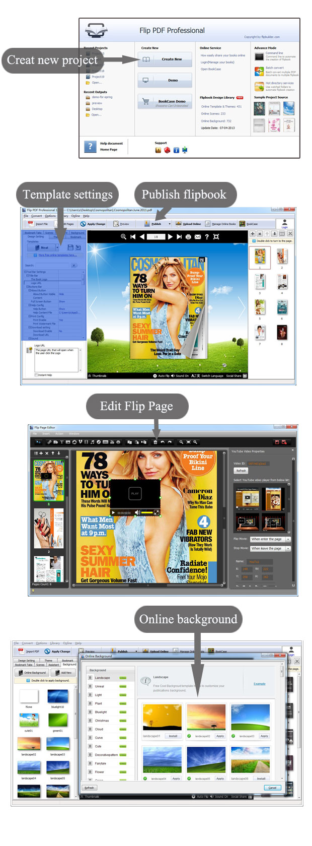  Step of Boxoft PDF to Flipbook Pro