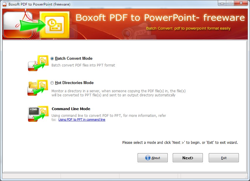 Boxoft Free PDF to PPT (freeware) 1.2 full