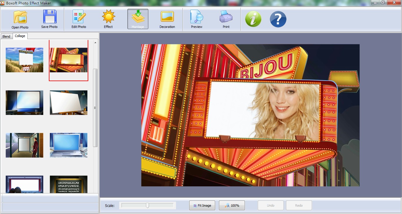 Windows 7 Boxoft Photo Effect Maker 1.1 full