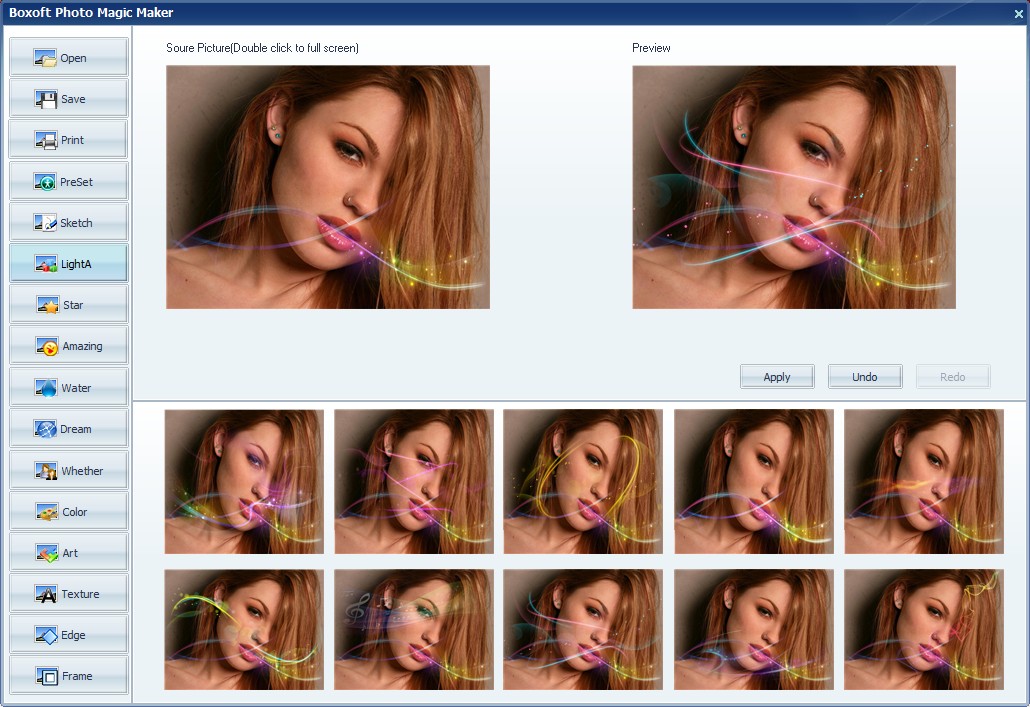Boxoft Photo Magic Maker screenshot