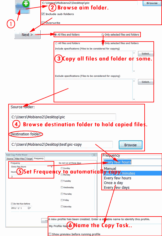 automatically backup process