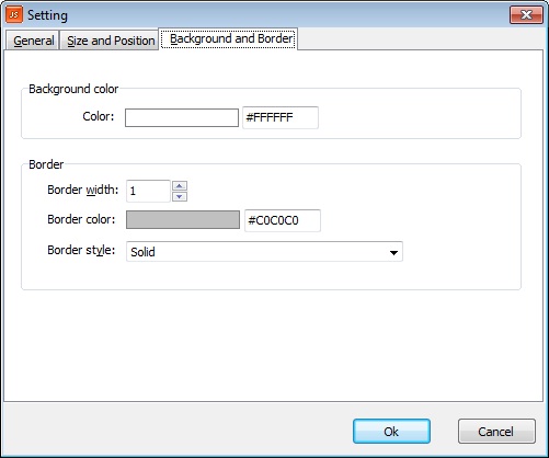 output javascript sildeshow properties.