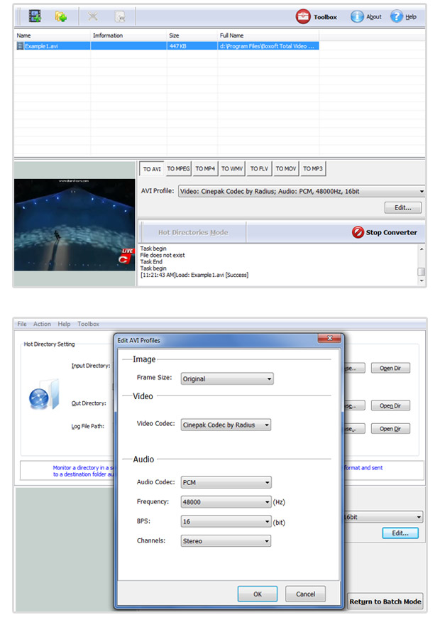 Boxoft total video converter Screenshots