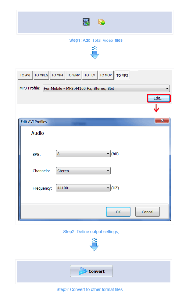  Step of Boxoft total video converter