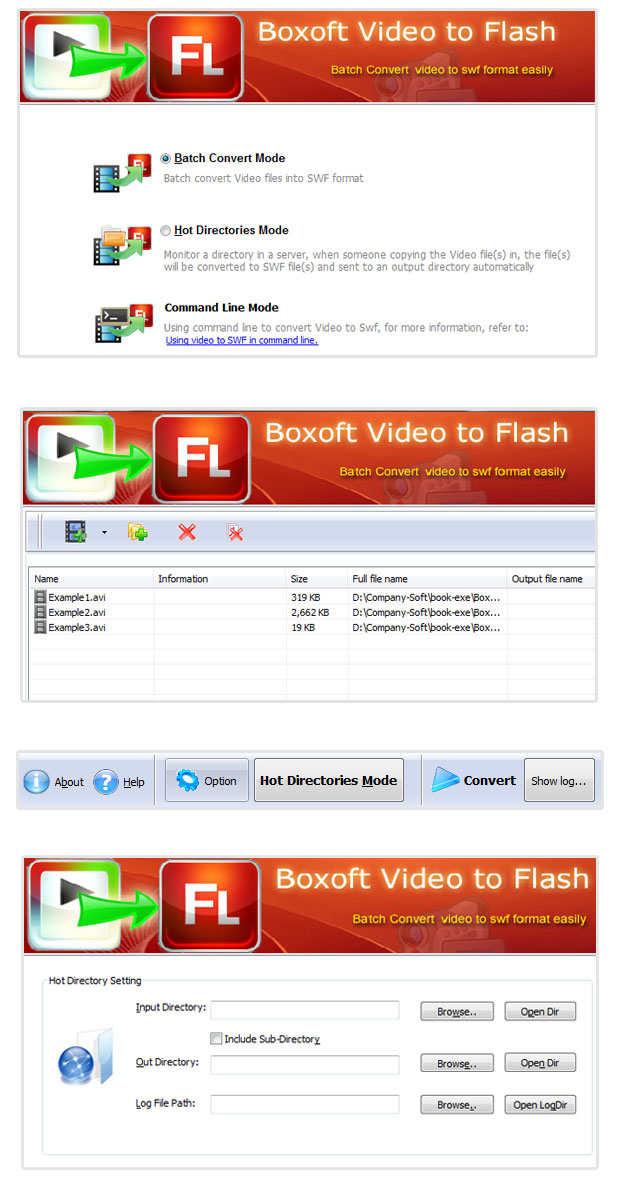 Boxoft Video to flashScreenshots