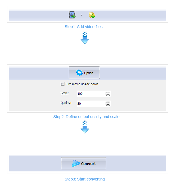  Step of Boxoft Video to flash