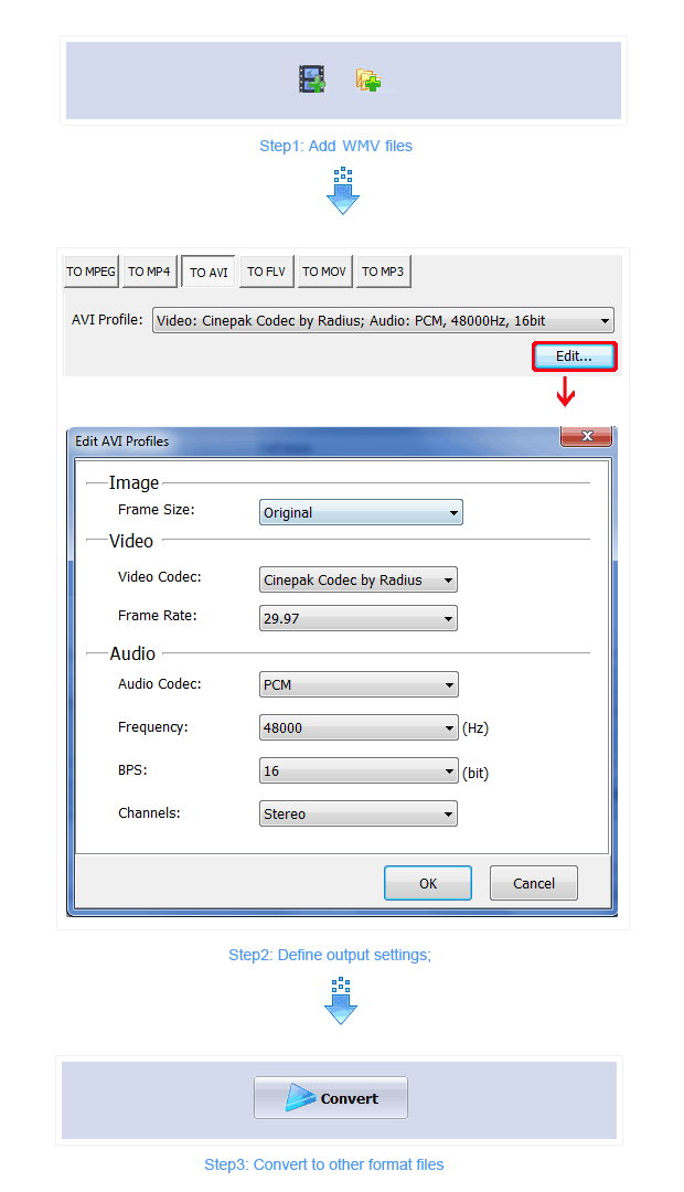  Step of Boxoft wmv converter